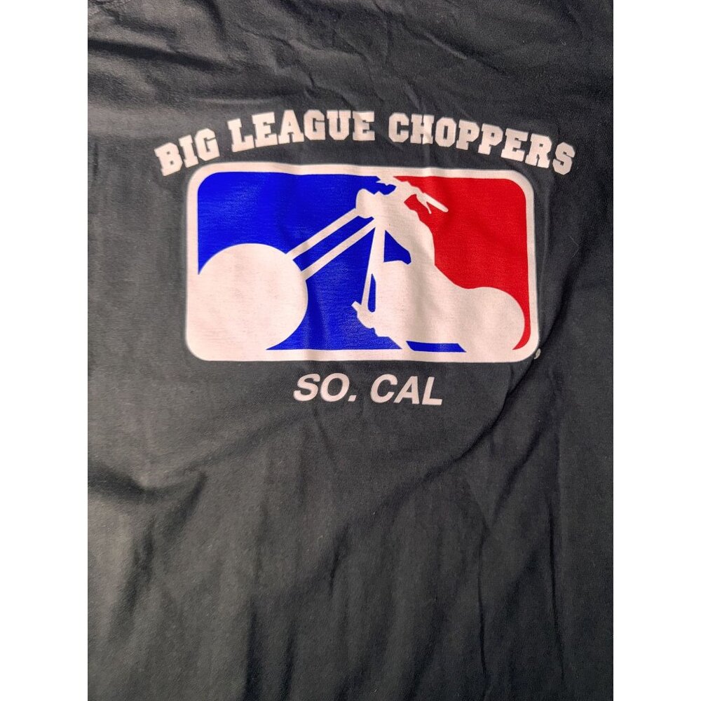 Big League Choppers So Cal Graphic Long Sleeve Shirt Black L motorcycle